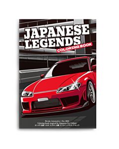 DriftShop "Japanese Legends" Cars Coloring Book
