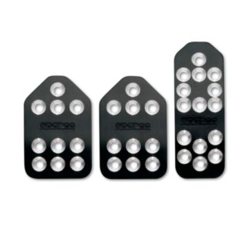 Sparco Piuma Pedal Set ECE (Black)