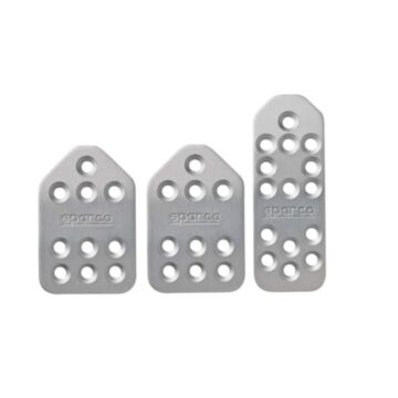 Sparco Piuma Pedal Set ECE (Silver)