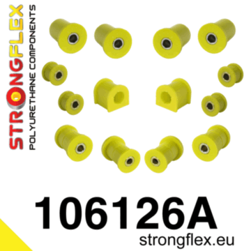 Strongflex Front suspension polyurethane bush kit SPORT (106126A)