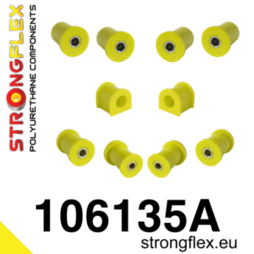 Strongflex Front suspension polyurethane bush kit SPORT (106135A)