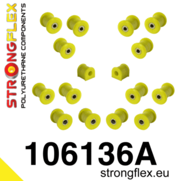 Strongflex Rear suspension polyurethane bush kit SPORT (106136A)