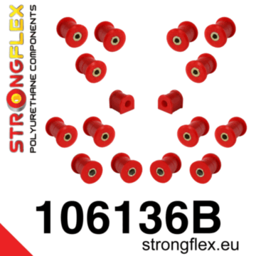 Strongflex Rear suspension polyurethane bush kit (106136B)
