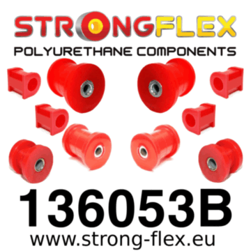 Strongflex Front & rear suspension bush kit full (136053B)