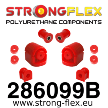Strongflex Set of front suspension polyurethane (286099B)
