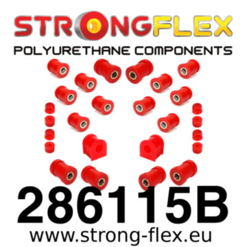 Strongflex Rear suspension polyurethane bush kit (286115B)