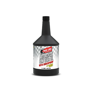 Red Line 80W Motorcycle Gear Oil with ShockProof, Quart