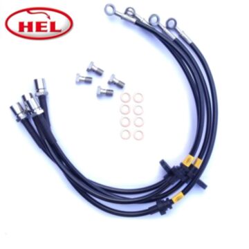 HEL Performance BMW K100 LT Tourer Non ABS (1987-1988) Braided Brake Hoses