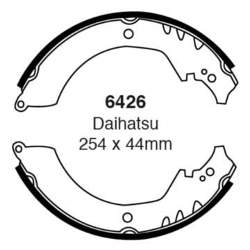 EBC Brakes Brake Shoes (Rear, 6426)
