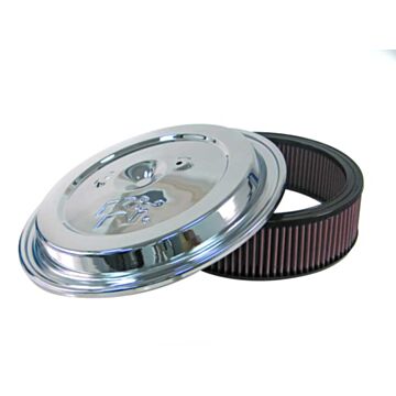 K&N Replacement Air Filter w/Chrome Lid