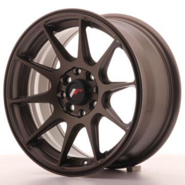 JR Wheels JR11 15x7 ET30 4x100/108 Matt Bronze