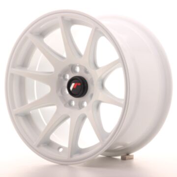 JR Wheels Diski JR11 15x8 ET25 4x100/108 Balta