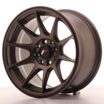 JR Wheels Diski JR11 15x8 ET25 4x100/108 Matēta Bronza