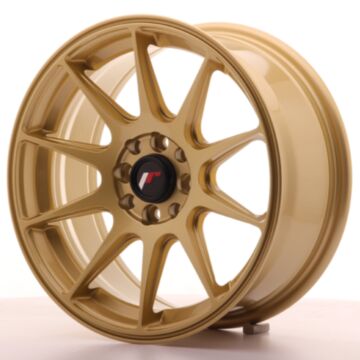 JR Wheels Diski JR11 16x7 ET25 4x100/108 Zelta
