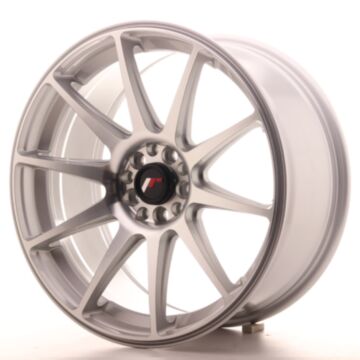 JR Wheels Diski JR11 18x8,5 ET30 5x114/120 Sudraba Mac