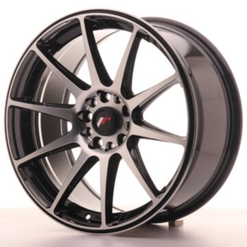 JR Wheels Diski JR11 18x8,5 ET40 5x112/114 Melna Mach