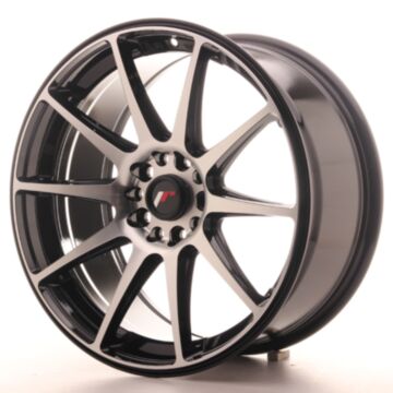 JR Wheels Diski JR11 18x8,5 ET40 5x112/114 Melna Mach