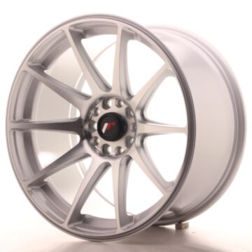JR Wheels Diski JR11 18x9,5 ET30 5x112/114 Sudraba Mac
