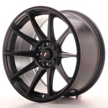 JR Wheels Diski JR11 18x9,5 ET30 5x100/108 Matēta Melna