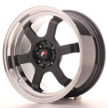 JR Wheels Diski JR12 16x8 ET15 4x100/114 Gloss Melna