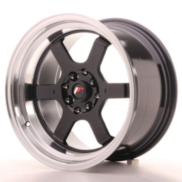 JR Wheels Diski JR12 16x9 ET10 4x100/114 Gloss Melna
