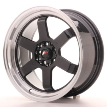JR Wheels Diski JR12 17x8 ET33 4x100/114 Gloss Melna
