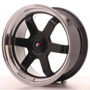JR Wheels Diski JR12 17x8 ET35 Sagatave Gloss Melna