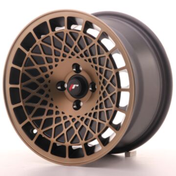 JR Wheels Diski JR14 15x8 ET20 Sagatave MelnaBronzFinish