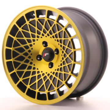 JR Wheels Diski JR14 16x8 ET15 4x100 MelnaZelta Finish