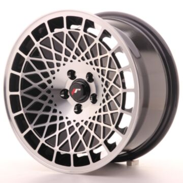 JR Wheels Diski JR14 16x8 ET15 4x100 Melna Machined