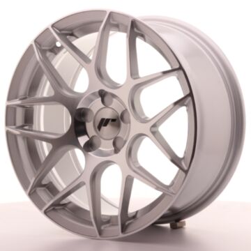 JR Wheels Diski JR18 17x8 ET35 5H Sagatave Sudraba Machin