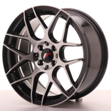 JR Wheels Diski JR18 17x8 ET25 4x100/108 GlossBlkMach