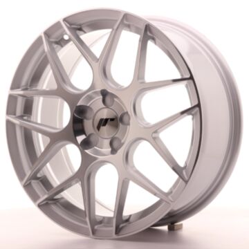 JR Wheels Diski JR18 18x7,5 ET35-40 Sagatave 5H Sudraba M