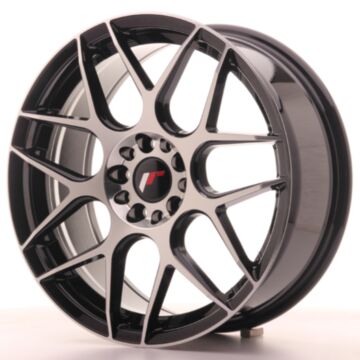 JR Wheels Diski JR18 18x7,5 ET40 5x112/114 Melna Mach