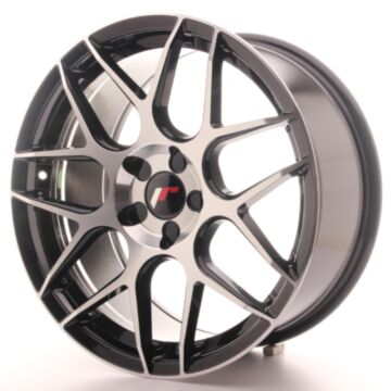 JR Wheels Diski JR18 18x8,5 ET35-45 5H Sagatave Melna Ma