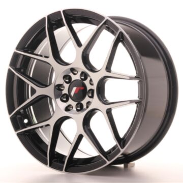 JR Wheels Diski JR18 18x8,5 ET40 5x112/114 Melna Mach