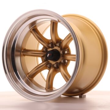JR Wheels Diski JR19 15x10,5 ET-32 4x100/114 Zelta