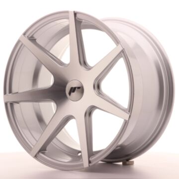 JR Wheels Diski JR20 18x9,5 ET20-40 Sagatave Sudraba Mach