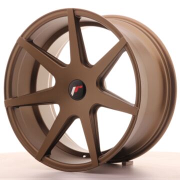 JR Wheels Diski JR20 19x9,5 ET20-40 Sagatave Matēta Bronza