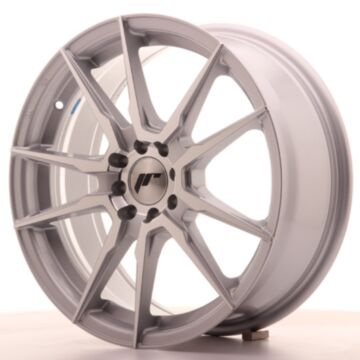JR Wheels Diski JR21 17x7 ET25 4x100/108 Sudraba Machi