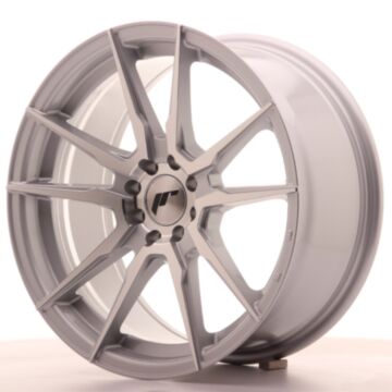 JR Wheels Diski JR21 17x8 ET35 4x100/114 Sudraba Mach