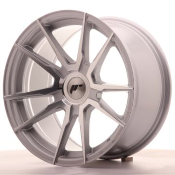 JR Wheels Diski JR21 17x9 ET25-35 Sagatave Sudraba Mach
