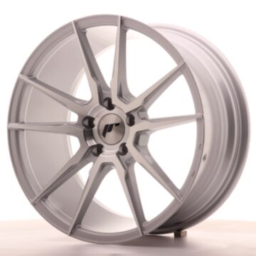 JR Wheels Diski JR21 18x8,5 ET40 5x112 Sudraba Mach
