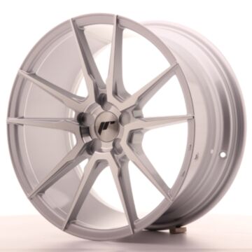 JR Wheels Diski JR21 18x8,5 ET30-40 5H Sagatave SudrabaM