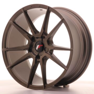 JR Wheels Diski JR21 18x8,5 ET40 5H Sagatave Matēta Bronza