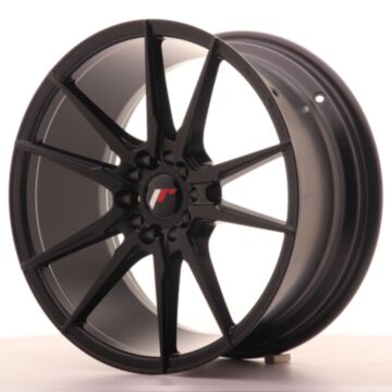 JR Wheels Diski JR21 18x8,5 ET40 5x112/114 Matēta Melna