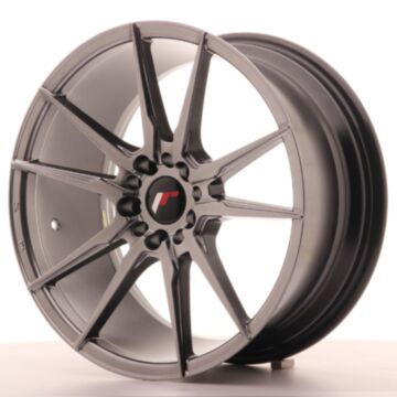 JR Wheels Diski JR21 18x8,5 ET40 5x112/114 Hyper Melna
