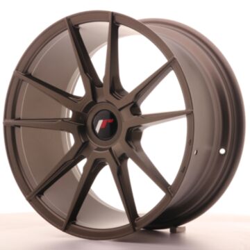 JR Wheels Diski JR21 18x8,5 ET30-40 Sagatave Matēta Bronza