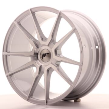JR Wheels Diski JR21 18x8,5 ET30-40 Sagatave Sudraba Mach