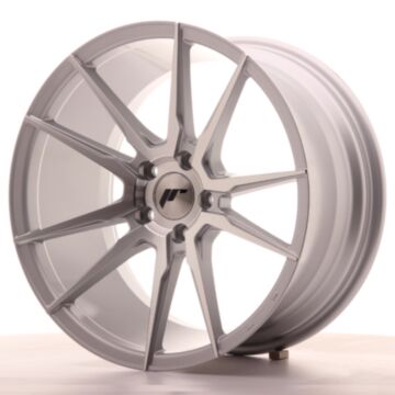 JR Wheels Diski JR21 18x9,5 ET40 5x112 Sudraba Mach